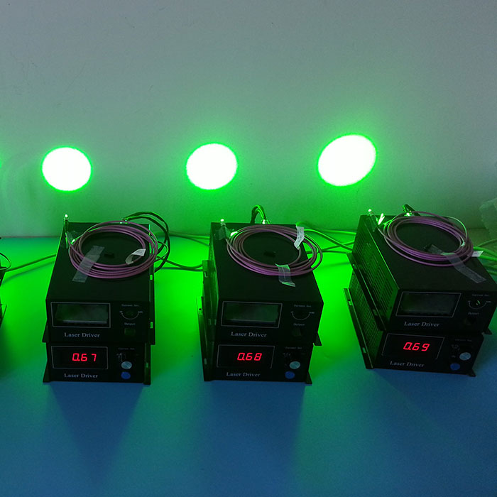 520nm 532nm 1~100W Green Fiber Coupled Laser System PC Control Customized Laser
